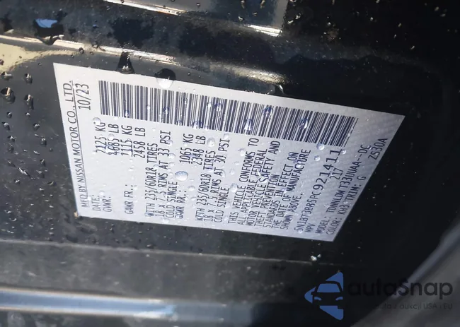 5N1BT3BB5PC921411: 43537681