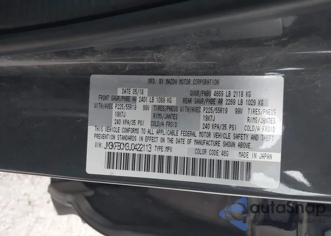 JM3KFBCM3J0422113: 43537763