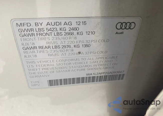 WA1L2AFP2GA093667: 43537850