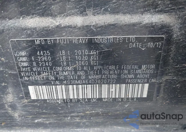 4S3BMBA64D3020722: 43537909