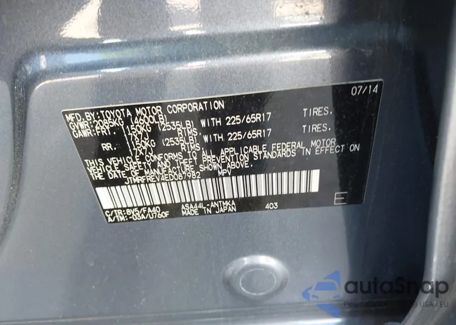 JTMRFREV4ED087982: 43538411