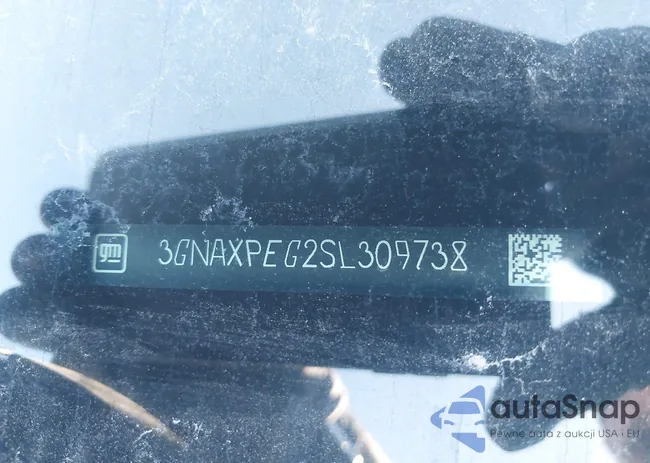3GNAXPEG2SL309738: 43538546