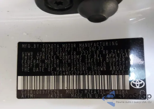 5YFS4MCE2PP156830: 43538797