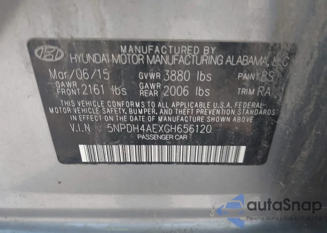 5NPDH4AEXGH656120: 43537978