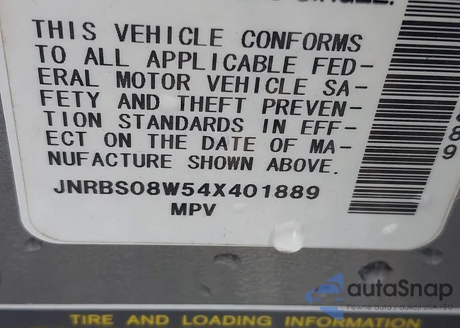 JNRBS08W54X401889: 43538161