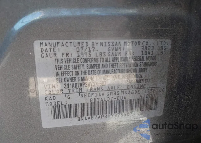 3N1AB7AP2HY375587: 43539408