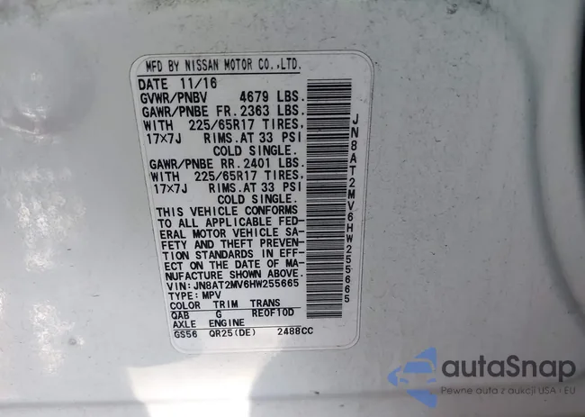 JN8AT2MV6HW255665: 43538989