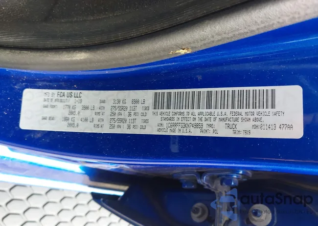 1C6RRFFG3KN749859: 43539050