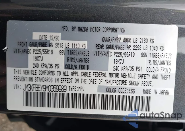 JM3KFBEY9M0359989: 43539063