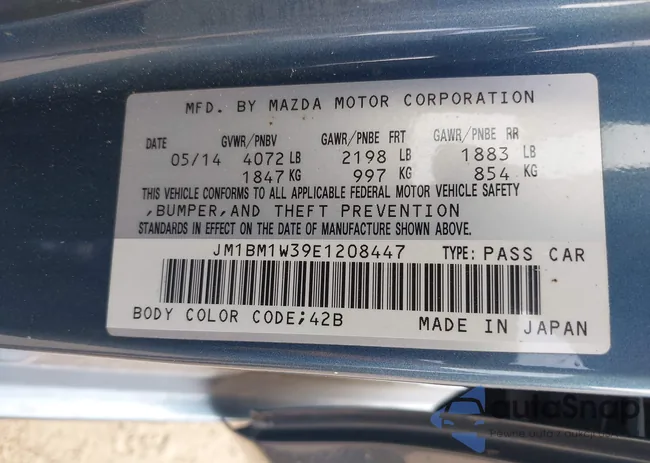 JM1BM1W39E1208447: 43539143