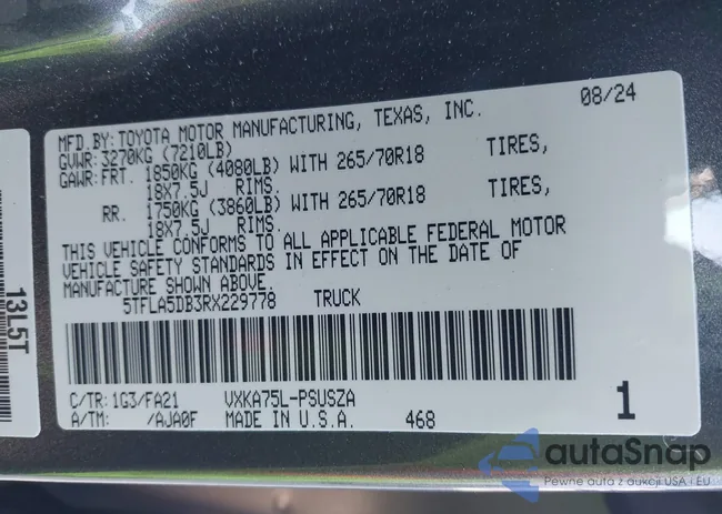 5TFLA5DB3RX229778: 43539341