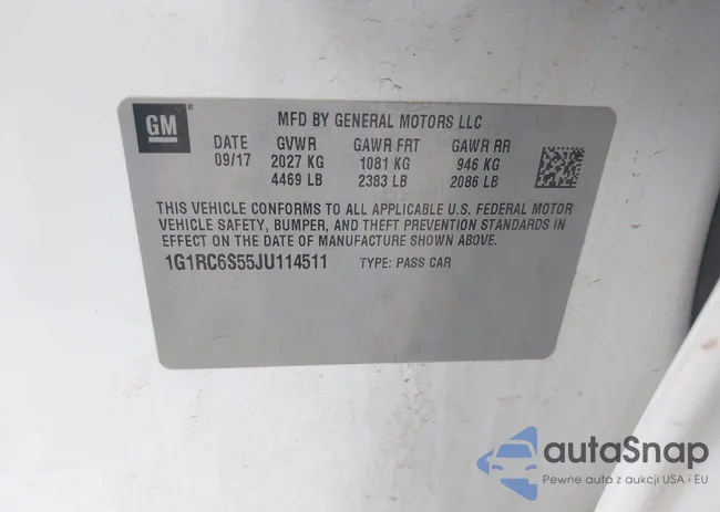 1G1RC6S55JU114511: 43540536