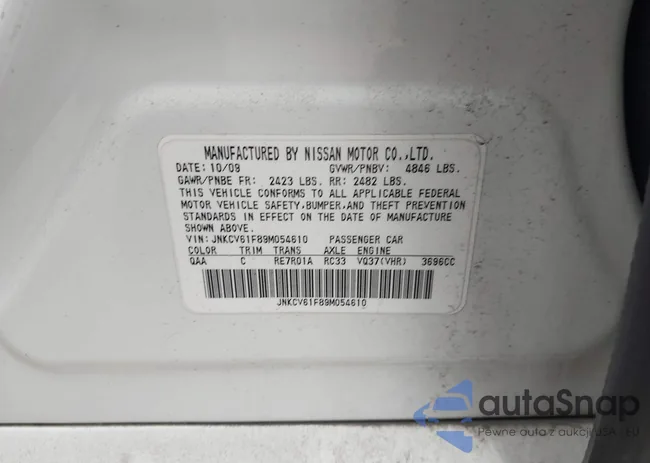 JNKCV61F89M054610: 43540920