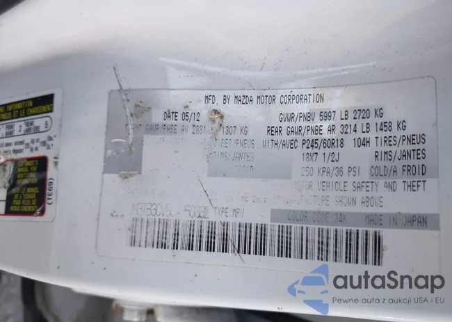 JM3TB3CV9C0360802: 43540921