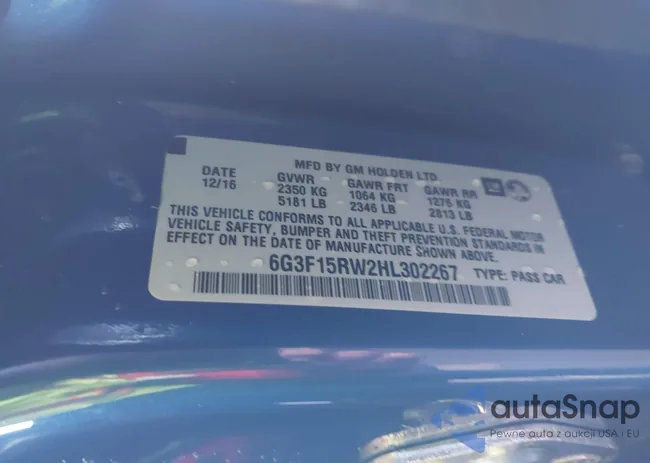 6G3F15RW2HL302267: 43539978