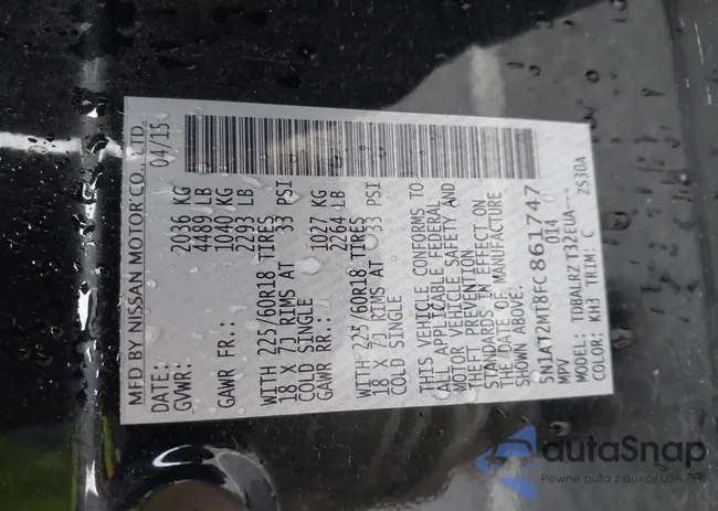 5N1AT2MT8FC861747: 43540102