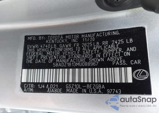 58ADZ1B13MU088967: 43541679