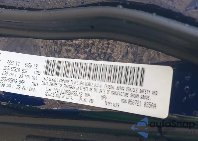 1C4PJLDB8EW295152: 43541724