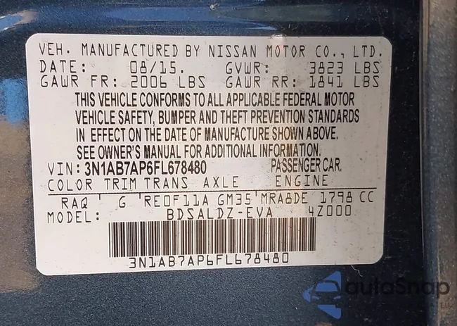 3N1AB7AP6FL678480: 43541731