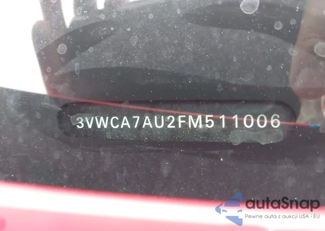 3VWCA7AU2FM511006: 43541746