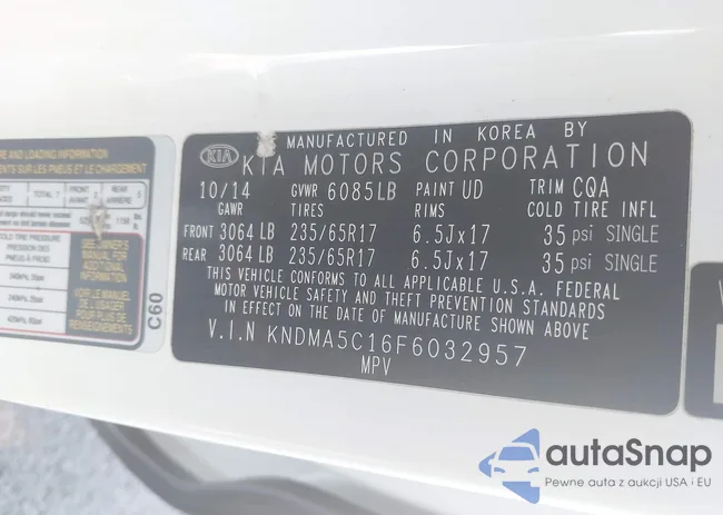 KNDMA5C16F6032957: 43541785