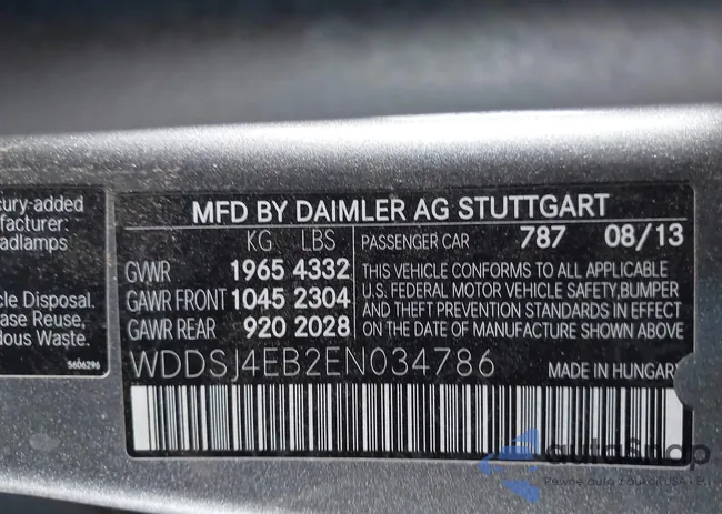 WDDSJ4EB2EN034786: 43541969