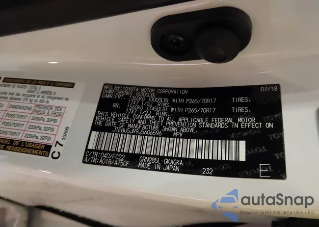 JTEBU5JR9J5606596: 43540988