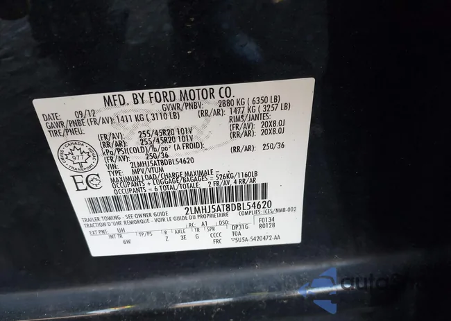 2LMHJ5AT8DBL54620: 43541059