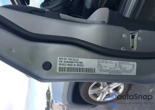 3C4NJDBN1PT541865: 43542403