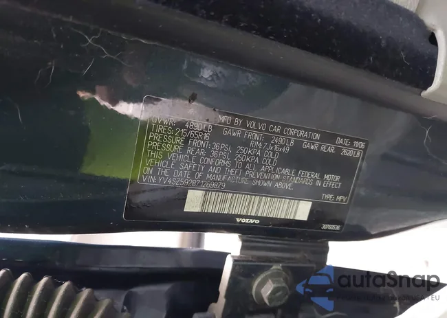 YV4SZ592871269879: 43542663