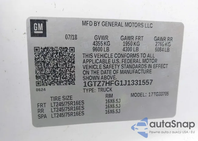 1GTZ7HFG1J1331557: 43542696