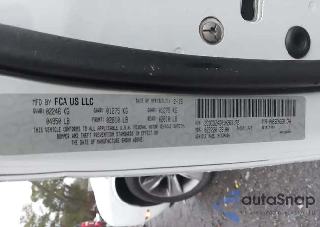 2C3CDZAG0JH263172: 43542872