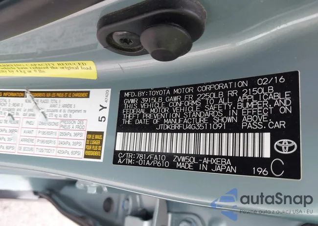 JTDKBRFU4G3511091: 43541978