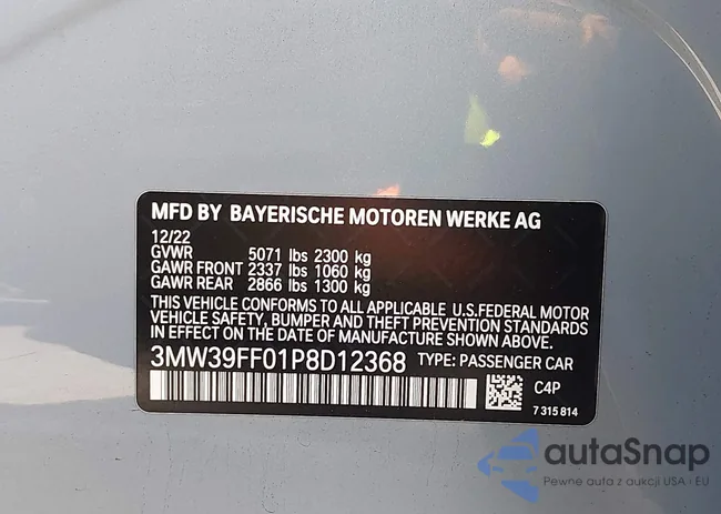 3MW39FF01P8D12368: 43542053