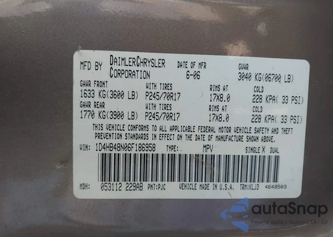 1D4HB48N06F186958: 43542074