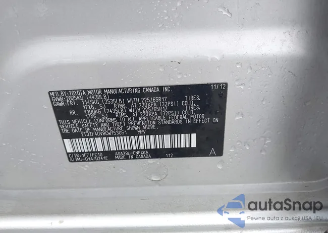 2T3ZF4DV8CW153051: 43542183