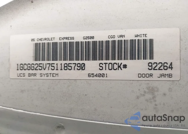 1GCGG25V751185790: 43542253