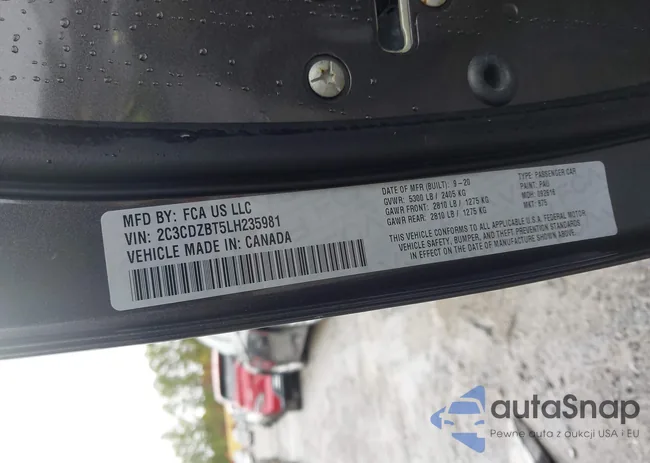 2C3CDZBT5LH235981: 43542267