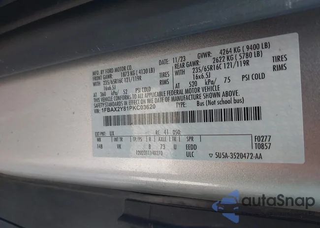 1FBAX2Y81PKC03620: 43542284