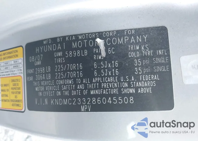 KNDMC233286045508: 43542298