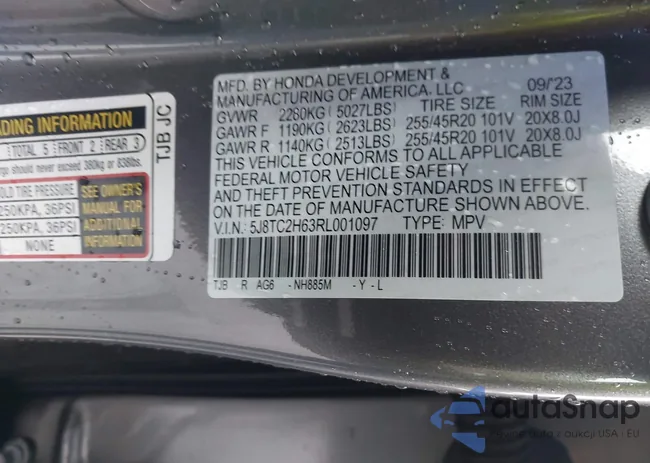 5J8TC2H63RL001097: 43543722