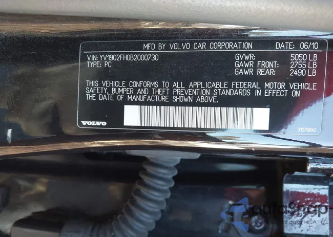 YV1902FH0B2000730: 43543784