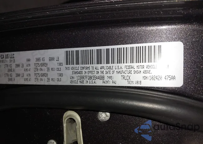 1C6RR7FG8KS544688: 43543853