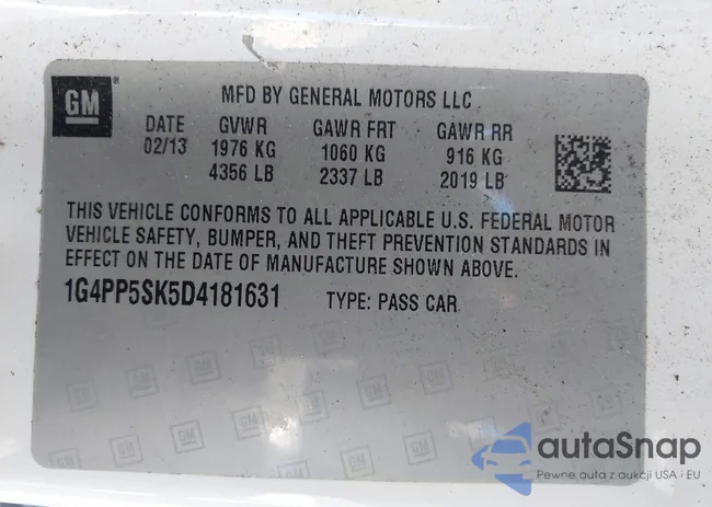 1G4PP5SK5D4181631: 43543300