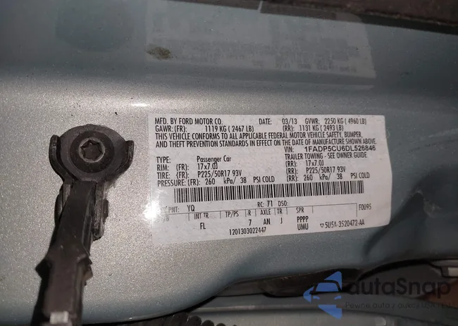 1FADP5CU6DL526846: 43544495