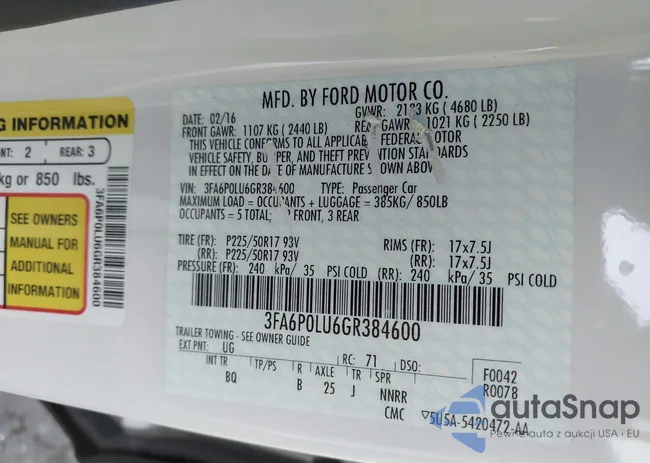 3FA6P0LU6GR384600: 43544833