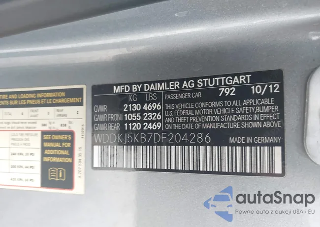 WDDKJ5KB7DF204286: 43544334