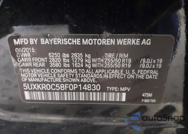 5UXKR0C58F0P14830: 43544356