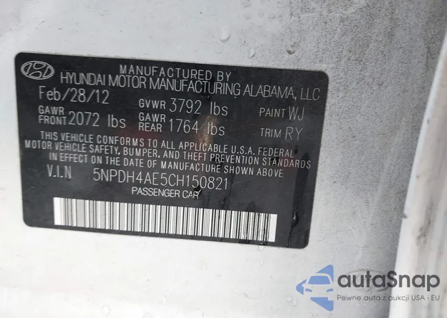 5NPDH4AE5CH150821: 43545404