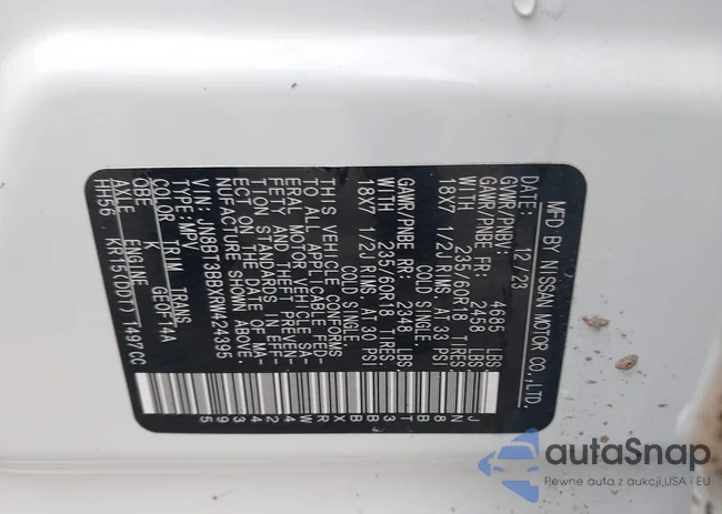 JN8BT3BBXRW424395: 43545448